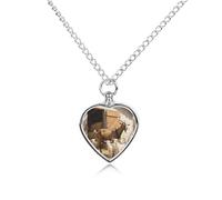 maccbn Collana con urna per ceneri a forma di capra, impermeabile, con kit di riempimento, catena regolabile da 70,1 cm, gioiello per cani e gatti, regalo di simpatia per gli amanti degli animali