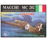 MACCHI M.C. 202 FOLGORE SCALA 1:48 kit in plastica TAURO MODEL TM301 Aereo