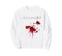 Macchia Rossa con marmellata Umorismo Shock Mamma Felpa