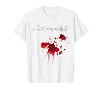 Macchia Rossa con marmellata Umorismo Shock Mamma Maglietta