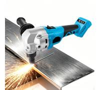 Macchiatore elettrico in lamiera compatibile con Makita 18 V (senza batteria e caricatore), a batteria, 3000 giri/min, senza spazzole, in metallo con testa girevole a 360°, per tagliare acciaio