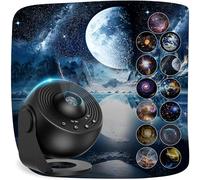Macchiatto Pro Proiettore Cielo Stella Planetarium Proiettore Galassia con 13 dischi di pellicola, Luce Notturna Proiettore Regolazione di Rotazione a 360° per Camera Da Letto Soffitto Regali Bambini