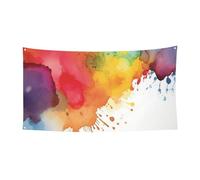 Macchie di pittura ad acquerello schizzi banner decorazione per feste sfondo bandiera festa di compleanno fotografia sfondo decorazione banner e segni decorazione da parete banner forniture per feste
