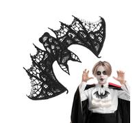 Macchie di Pizzo Nero Pipistrelli - Decorazioni di Halloween, Finestre | Artigianato Ricamo a Maglia, Battaglie Realistiche Spaventose, Ornamenti Macabero per Casa E Tavolo, Atmosfera