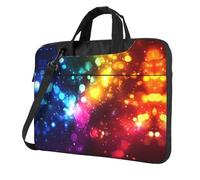 Macchie variopinte della luce ha stampato la cartella della borsa a tracolla del computer portatile facile da usare quando viaggia per affari