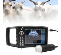 Macchina a Ecografia Veterinaria Portatile, Macchina per Scanner Audio B-Ultra Portatile, B-ultrasuono tenuto in mano con esposizione di LED per bovini, maiali, capre, allevamento di cavalli