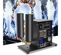 Macchina a getto di CO2 a 2 colpi, macchina per nebbia con display LCD, controllo DMX Digital Co2 Cannon per DJ Party Nightclub Stage Concert Event Show, altezza 7,9-9,8 m