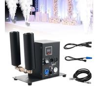 Macchina a getto di CO2, cannone CO2 da palco con display digitale, controllo DMX a 2 tubi da 19,68 a 26,24 piedi, for spettacoli teatrali, discoteche