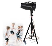 Macchina a getto di schiuma,cannone per feste,lancia schiuma con angolo regolabile,per feste all'aperto,feste per bambini,piscine,portata da 6 a 10 m,copertura di 80 ㎡,design leggero(Black)