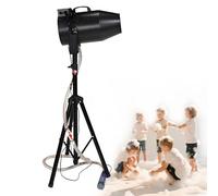 Macchina a getto di schiuma per grandi aree,cannone a bolle,lancia schiuma con angolo regolabile,per matrimoni,club,parchi acquatici,distanza da 6 a 10 m,portatile e resistente(Black)