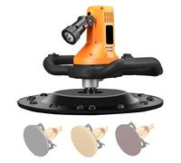 Macchina a pareti lisce, lamina elettrica per cemento malta e cemento 2880 w, macchina per gesso a pareti con 6 velocità regolabili e luce led