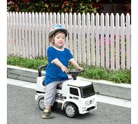 Macchina a pedali per bambini da 12 a 36 mesi, automobile giocattolo Bambi con volante, fari e suoni, licenza Mercedes, bianco Description:Fai divertire i più piccoli con questa macchina cavalcabile H