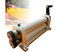 Macchina a Rulli per Fogli Di Cera D'api Da 280 Mm, Macchina Manuale a Rulli per Fogli Di Cera D'api, In Lega Di Alluminio, Pressa Portatile per Cera D'api(5.1mm)