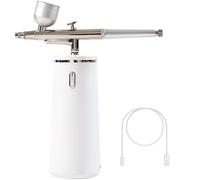 Macchina a spruzzo per ossigeno facciale, ricaricabile, portatile, ad alta pressione, micro-nano nebulizzatore per il viso, pistola a spruzzo portatile senza fili, compressore nano vapore facciale