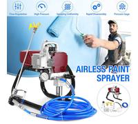 Macchina a spruzzo per spruzzatore di vernice per pareti airless ad alta pressione 1800W Pistola a spruzzo 3600PSI 1,8 L/Min per spruzzatura di pareti per pavimenti e soffitti 1800W Red
