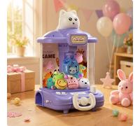 Macchina Acchiappa Peluche da Tavolo Regalo di Compleanno per Bambini, Bambine