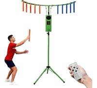Macchina Arcade Catch Stick, Sfida Di Riflessi Con Caduta Di Bastoncini | 5 Velocità, 6 Livelli, Luci Colorate, Musica MP3, Conto Alla Rovescia In Tempo Reale E Funzione Opzionale Numero(Green)