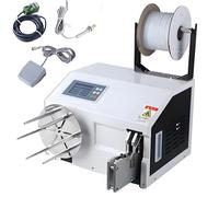 Macchina Automatica Avvolgitrice & Legatrice 5-30mm, Macchina Twist Tie con Sensore Automatico e Display Digitale - Sistema di Avvolgimento Bobine Cavo 60-75 Legature/Min per Sacchetti Alimentar