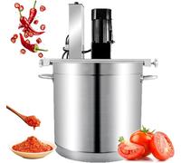 Macchina automatica commerciale del miscelatore della salsa di marmellata con la ruspa spianatrice di mescolamento a doppio strato per la cottura mescolando