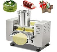 Macchina Automatica Commerciale per Torte e Crêpes, Taglio Completamente Automatico con Controllo velocità 1-100, Acciaio Inox per Millefoglie, Pasticceria, Food Truck, Ristorante, Panificio,6in