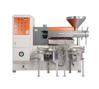 Macchina automatica continua della pressa dell'olio della vite con il | Estrattore di olio di girasole del sesamo dell'arachide della stampa calda fredda, attrezzatura commerciale per la produzione