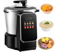 Macchina automatica da 6L per Fufu e Yam pestato | Preparatore antiaderente per impasti densi, touch screen; ideale per cucina africana (Banku, Ugali, Amala, Semolino)