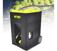 Macchina automatica del lanciatore della palla da tennis per esercitazioni | Lanciatore automatico di palline da tennis con 50 palline, esercitazioni personalizzate per esercitarsi da soli e modalità di