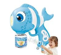 Macchina automatica della bolla - Macchina del soffiatore della bolla | Simpatico spumeggiante del sapone di disegno del pesce, giocattolo del distributore morbido portatile per le ragazze per i