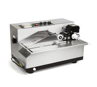 Macchina automatica della marcatura della ruota dell'inchiostro, stampante di codifica 180W, spessore di stampa regolabile, 300 volte/min, codificatore batch per codice a barre, data, immagine