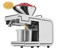 Macchina automatica della pressa dell'olio 635W per l'estrazione dell'olio d'oliva, controllo intelligente della temperatura, acciaio inossidabile 304, macchina efficiente dell'estrazione dell'olio