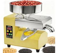Macchina automatica della pressa dell'olio - Espulsore elettrico freddo e caldo per piccoli lotti, 1100W, elabora oltre 30 materie prime, resa olio 98%