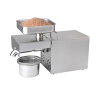 Macchina Automatica Della Pressa Dell'olio Estrattore Olio Dado Freddo/Caldo Espulsore Elettrico Dell'olio Acciaio Inossidabile Casa Commerciale Per Olive Coconut Canola Sesame 3-6kg / H 610W