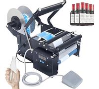 Macchina automatica dell'applicatore dell'etichetta dei semi, etichettatura della bottiglia rotonda per le bottiglie di plastica di vetro del metallo, larghezza di 15-130mm