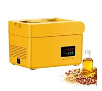 Macchina automatica dell'estrattore dell'olio, pressa dell'olio fredda e calda, capacità 4-6kg/h, resa dell'olio di 70%, gamma di temperature 40-230°C per uso domestico e commerciale