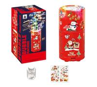 Macchina automatica di Bolla di Natale, Macchina di Bolle Fireworks con Luci LED RGB Abbaglianti, Giocattoli Automatici Scintille per Feste di Bambini, Matrimoni, Natale, Capodanno Cinese