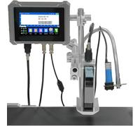 Macchina automatica di codifica a getto d'inchiostro, codificatore portatile della data per la linea di produzione, stampante astuta per la data di stampa, logo, codice QR, codice a barre, 12.7mm