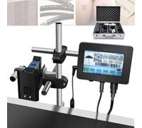 Macchina automatica di codifica del getto di inchiostro, stampante 300dhi con il caso di alluminio, codificatore di lotti per data/logo/QR/codice a barre, 12.7mm