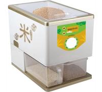 Macchina automatica di peeling dei cereali del grano 350W, separatore della crusca di riso, smerigliatrice del riso per il riso integrale chiaro, riso germinale, riso leggermente fresato, 8 scafo di a