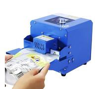 Macchina automatica di termosaldatura, sigillatrice a banda continua, temperatura e velocità regolabili, Banco da lavoro sollevabile per film di sacchetti in PVC