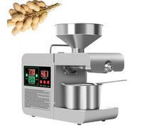 Macchina automatica elettrica per la stampa dell'olio, 820 W per dadi e semi di olio, estrattore di olio in acciaio inossidabile per vari semi e noci