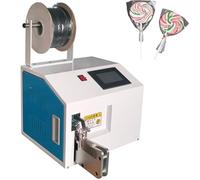 Macchina automatica for attorcigliare e legare fili con schermo digitale for legare in modo efficiente fili, sacchetti for il pane e cavi