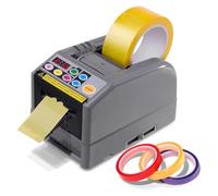 Macchina automatica for il taglio del nastro con 3 nastri, distributore di nastro, lunghezza di taglio massima di 999 mm, nastri di larghezza 6-60 mm per un lavoro rapido