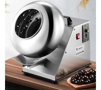 Macchina automatica for rivestimento di compresse di cioccolato, zucchero, piccola mini macchina commerciale for rivestimento di caramelle, velocità regolabile, rivestimento di arachidi e noci