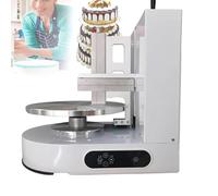 Macchina Automatica For Spalmare La Crema For Torte, In Acciaio Inox, Con Piatto Girevole A Velocità Regolabile, For Torte Da 4 A 12 Pollici.(White)