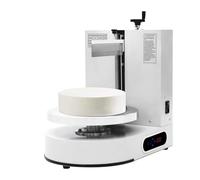 Macchina automatica for spalmare torte, macchina elettrica for decorare torte, macchina for lisciare la crema for torte da 4-12 pollici, glassa regolabile - bianca