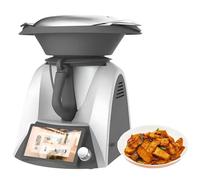 Macchina automatica intelligente per la cottura di alimenti con rivestimento antiaderente, robot da cucina elettrico multifunzione, riscaldamento da 37 a 160 °C, schermo TFT da 7 pollici,