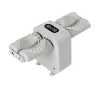 Macchina Automatica per Avvolgere Gnocchi Elettrici - Pressa per Ravioli e Gnocchi Italiani (Grigio)