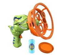 Macchina automatica per bolle - Dinosauro per bambini in PVC da 500 g | Soffiatore a bolle per esterni che spruzza oltre 1000 bolle al minuto | Regalo di Pasqua di compleanno per ragazze. per