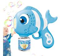 Macchina automatica per bolle | Distributore di bolle a forma di pesce giocoso - Dispenser di sapone liquido portatile - Giocattolo per soffiare per compleanno, feste, giardino