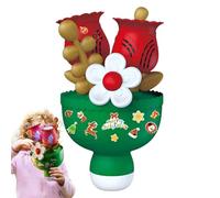 Macchina Automatica Per Bolle - Gioco Da Interno A Forma Di Bouquet,Macchina Delle Bolle Elettrica Con Colorate,Per Festa Scuola Vacanza Celebrazione Estate Giochi Festival